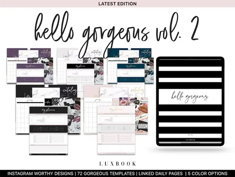 Hello-Gorgeous-VOL.2-Digital-iPad-Planner-by-Luxbook